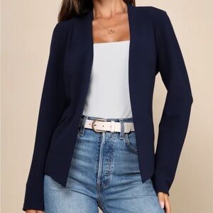 Lulus Navy Blazer, XS